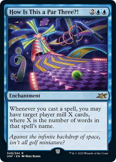 How Is This a Par Three?! (Unfinity) Near Mint Foil