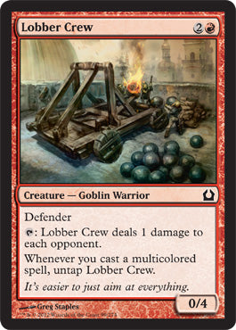 Lobber Crew (Return to Ravnica) Medium Play Foil