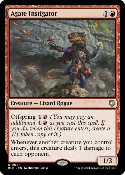 Agate Instigator (Commander: Bloomburrow) Near Mint