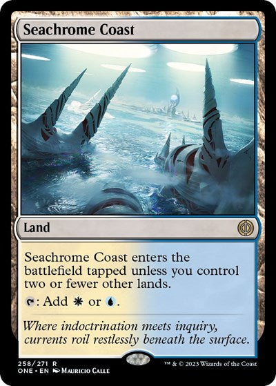 Seachrome Coast (Phyrexia: All Will Be One) Light Play