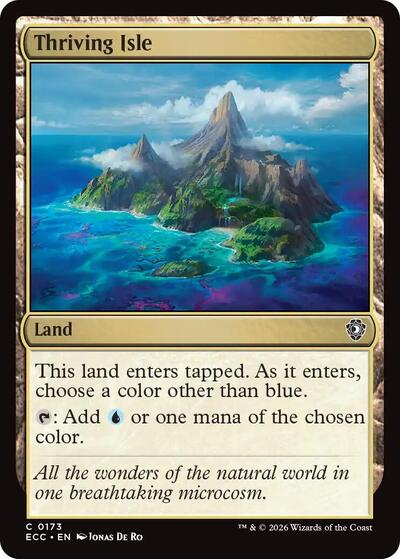 Thriving Isle (Commander: Lorwyn Eclipsed) Near Mint