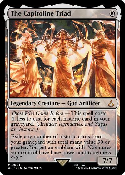 The Capitoline Triad (Universes Beyond: Assassin's Creed) Light Play Foil