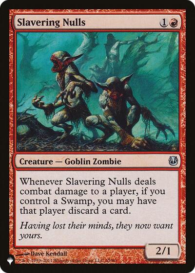 Slavering Nulls (The List) Near Mint