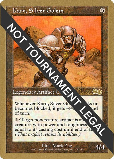 Karn Silver Golem 1999 Kai Budde USG|1|0|0.00