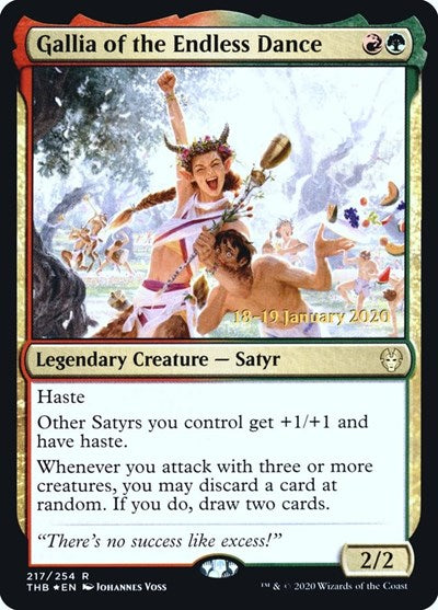 Gallia of the Endless Dance (Promos: Prerelease Cards) Near Mint Foil