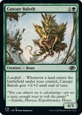 Canopy Baloth (Jumpstart 2022) Light Play