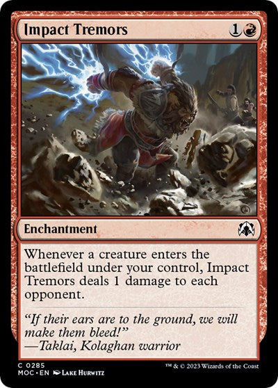 Impact Tremors (Commander: March of the Machine) Near Mint