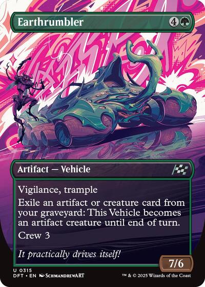 Earthrumbler (Borderless) (Aetherdrift) Near Mint Foil