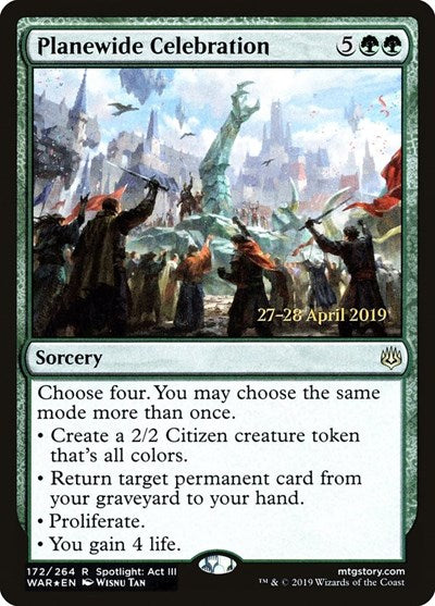 Planewide Celebration|0|0|0.00