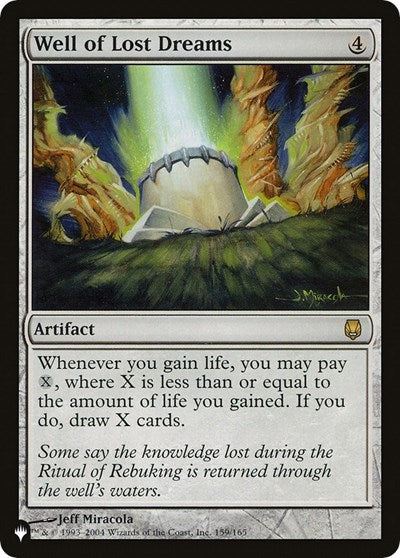 Well of Lost Dreams (The List) Near Mint
