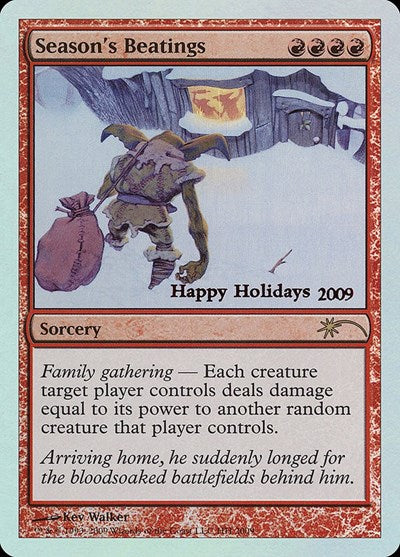 Season's Beatings (Promos: Special Occasion) Light Play Foil