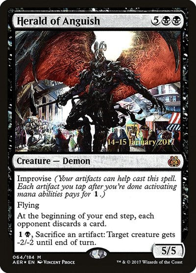 Herald of Anguish (Promos: Prerelease Cards) Near Mint Foil