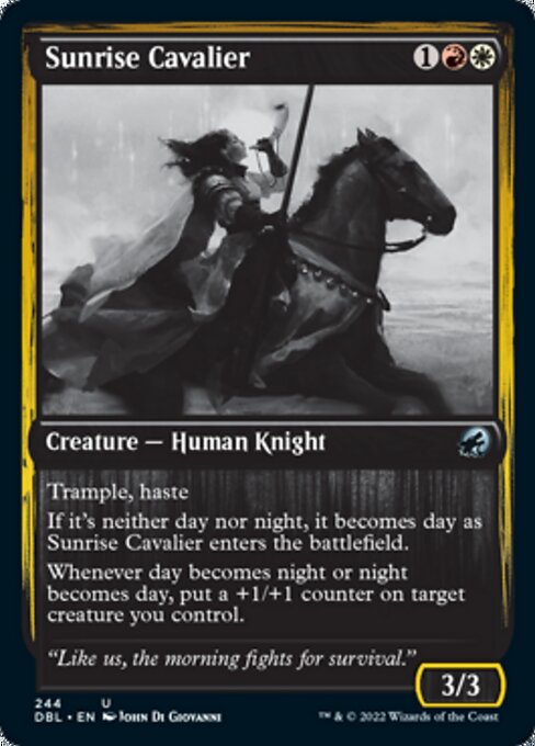Sunrise Cavalier (Innistrad: Double Feature) Light Play