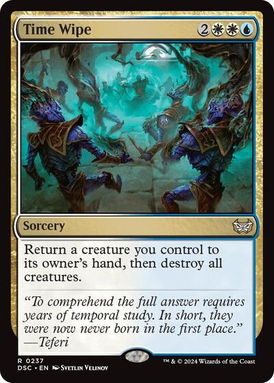 Time Wipe (Commander: Duskmourn: House of Horror) Near Mint