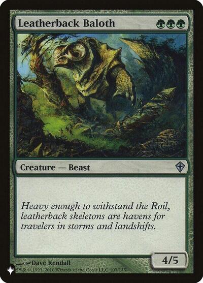 Leatherback Baloth (The List) Near Mint