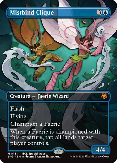 Mistbind Clique (Borderless) (Special Guests) Near Mint Foil