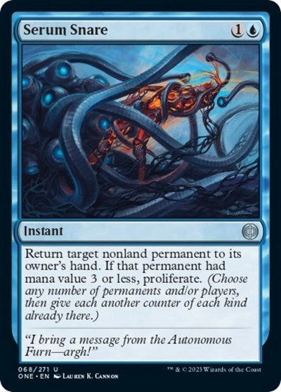 Serum Snare (Phyrexia: All Will Be One) Medium Play Foil