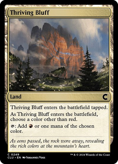 Thriving Bluff (Ravnica: Clue Edition) Medium Play