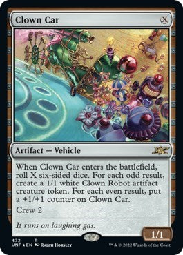 Clown Car (Galaxy Foil) (Unfinity) Light Play Foil