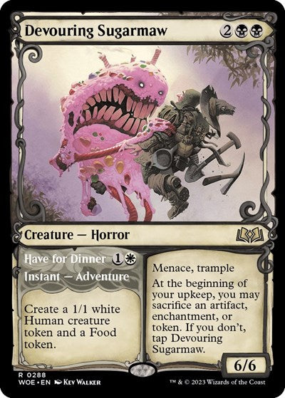 Devouring Sugarmaw (Showcase) (Wilds of Eldraine) Near Mint