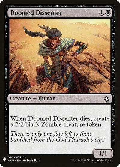 Doomed Dissenter (Mystery Booster) Near Mint