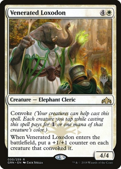 Venerated Loxodon (Promo Pack: Theros Beyond Death) Light Play