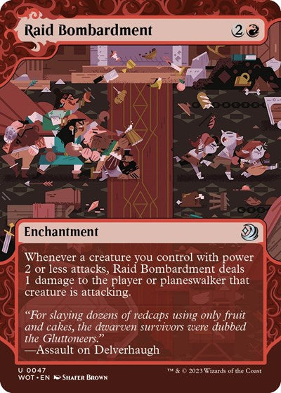 Raid Bombardment (Wilds of Eldraine: Enchanting Tales) Light Play