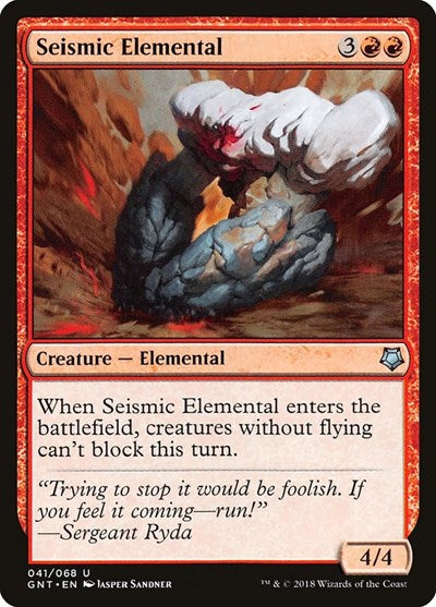 Seismic Elemental (Magic Game Night) Light Play