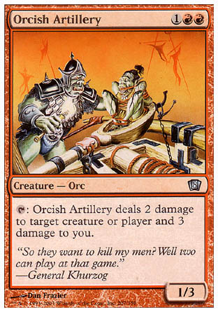 Orcish Artillery (8th Edition) Light Play
