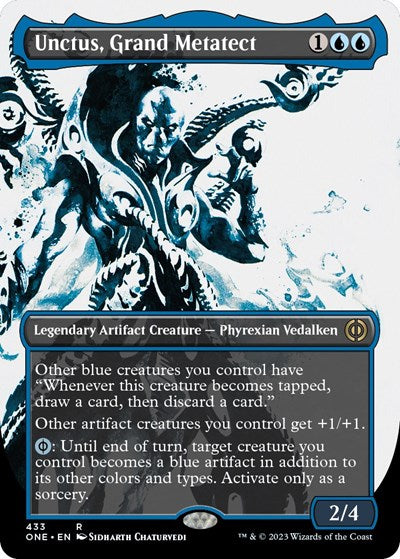 Unctus, Grand Metatect (Showcase) (Step-and-Compleat Foil) (Phyrexia: All Will Be One) Light Play Foil