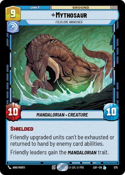 Mythosaur Folklore Awakened (Foil) (Legends of the Force) Near Mint Foil
