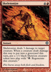 Skeletonize (Shards of Alara) Light Play