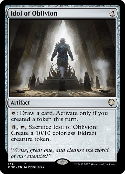 Idol of Oblivion (Commander: Phyrexia: All Will Be One) Light Play