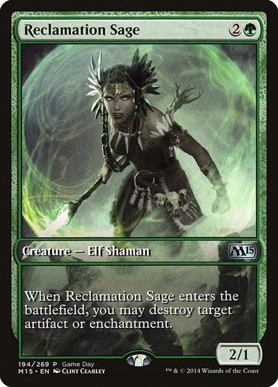 Reclamation Sage (Promos: Game Day and Store Championship) Medium Play