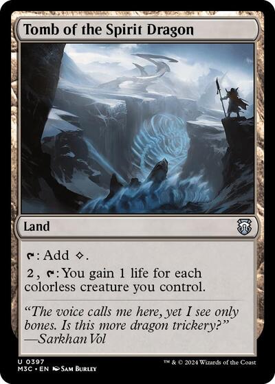 Tomb of the Spirit Dragon (Commander: Modern Horizons 3) Light Play
