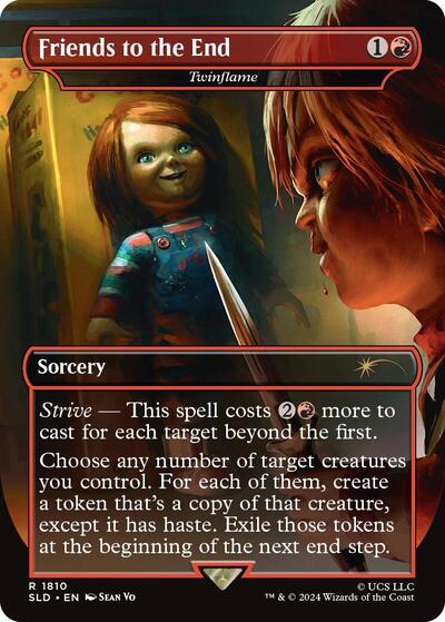 Friends to the End - Twinflame (Secret Lair) Light Play Foil