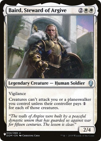 Baird Steward of Argive|0|0|0.00