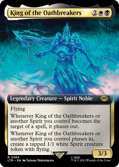 King of the Oathbreakers (Extended Art) (Universes Beyond: The Lord of the Rings: Tales of Middle-earth) Light Play