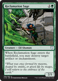 Reclamation Sage (Commander 2018) Medium Play