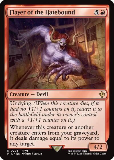Flayer of the Hatebound (Surge Foil) (Commander: FINAL FANTASY) Light Play Foil