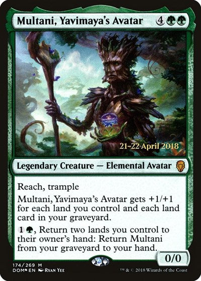 Multani, Yavimaya's Avatar (Promos: Prerelease Cards) Light Play Foil