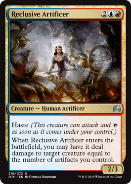 Reclusive Artificer (Magic Origins) Light Play
