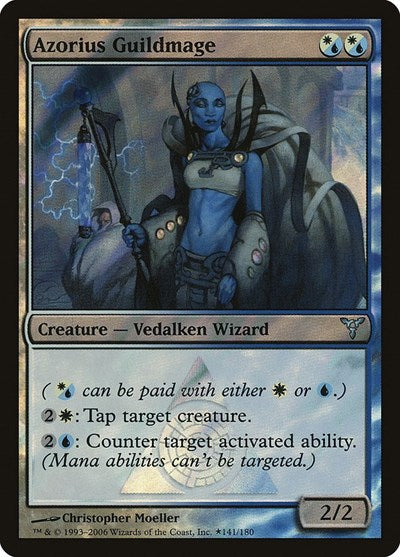 Azorius Guildmage (Promos: Launch Party and Release Event) Damaged / Poor Foil