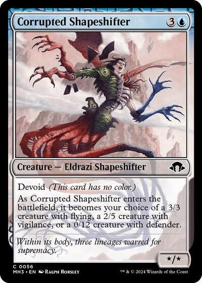 Corrupted Shapeshifter (Modern Horizons 3) Light Play