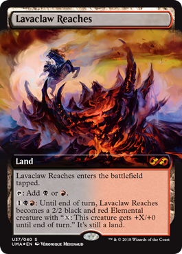 Lavaclaw Reaches (Ultimate Box Toppers) Near Mint Foil