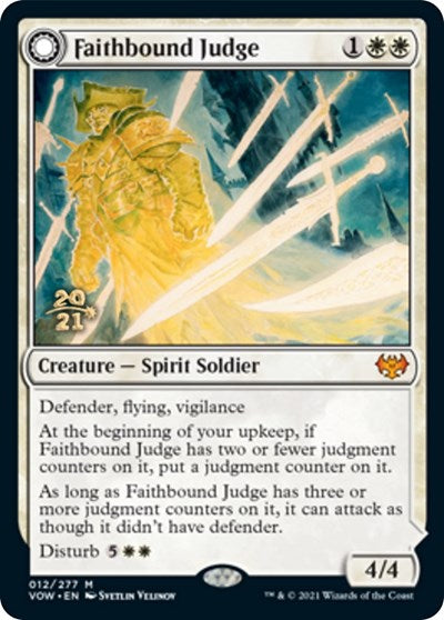 Faithbound Judge // Sinner's Judgment (Promos: Prerelease Cards) Near Mint Foil