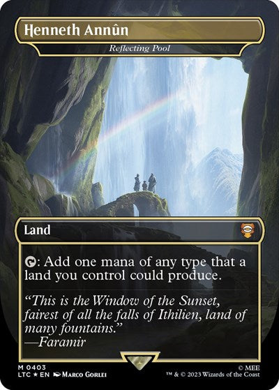 Henneth Annun - Reflecting Pool (Surge Foil) (Commander: The Lord of the Rings: Tales of Middle-earth) Near Mint Foil