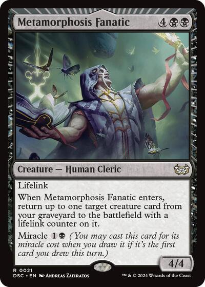 Metamorphosis Fanatic (Commander: Duskmourn: House of Horror) Medium Play
