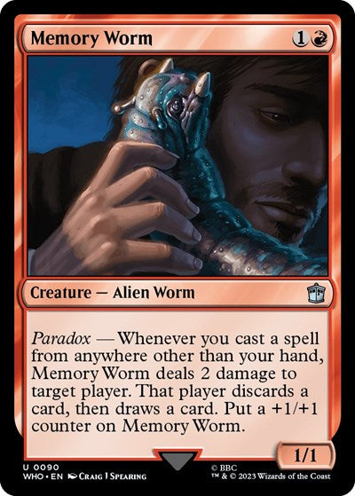 Memory Worm (Universes Beyond: Doctor Who) Light Play Foil