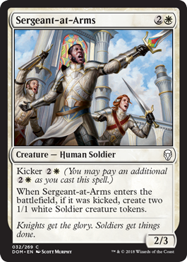 Sergeant-at-Arms (Dominaria) Near Mint Foil